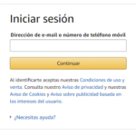 inicia sesión en amazon