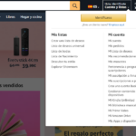 Inicio sesión Amazon